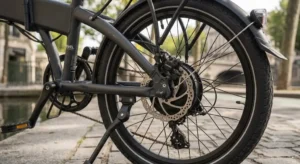 Modèle de vélo électrique pliant performant disponible pour un budget inférieur à 1200 euros.