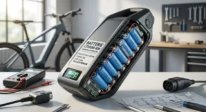 Batterie amovible en lithium-ion de vélo électrique pour bien choisir son autonomie en kilowattheures.