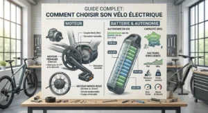 Guide complet pour savoir comment choisir un vélo électrique selon la puissance du moteur et l'autonomie de la batterie. 

