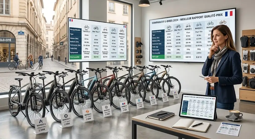 Comparatif des vélos électriques affichant le meilleur rapport qualité prix vélo électrique