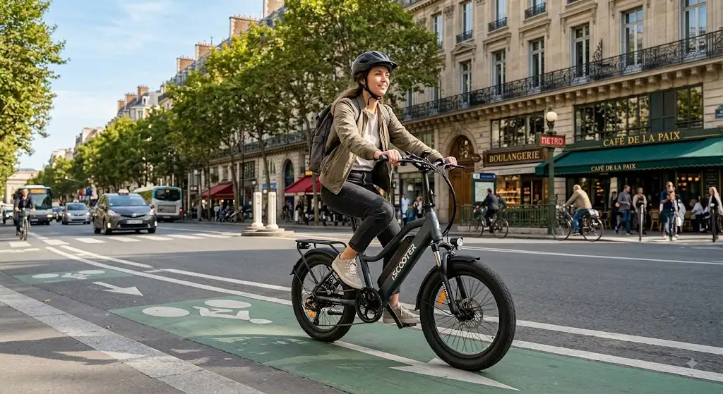 Test et avis complet sur le vélo électrique iScooter avis en trajet urbain