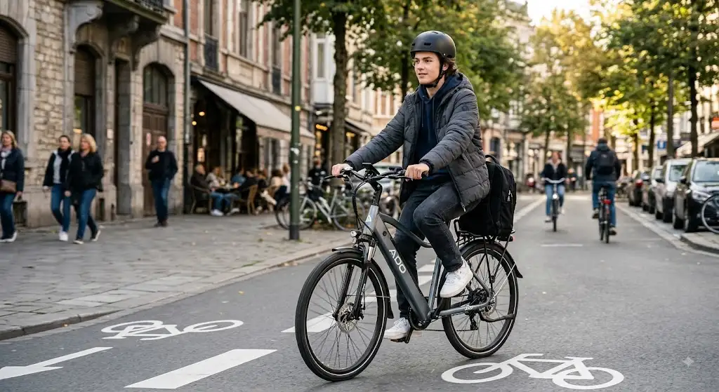 Avis et test complet du vélo électrique ADO avis en utilisation urbaine