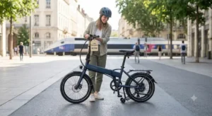 Vélo électrique pliant compact de haut de gamme sous la barre des 3000 euros