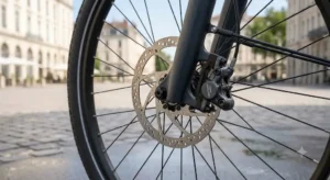 Système de freins à disque hydrauliques équipant un vélo électrique à moins de 3000 euros