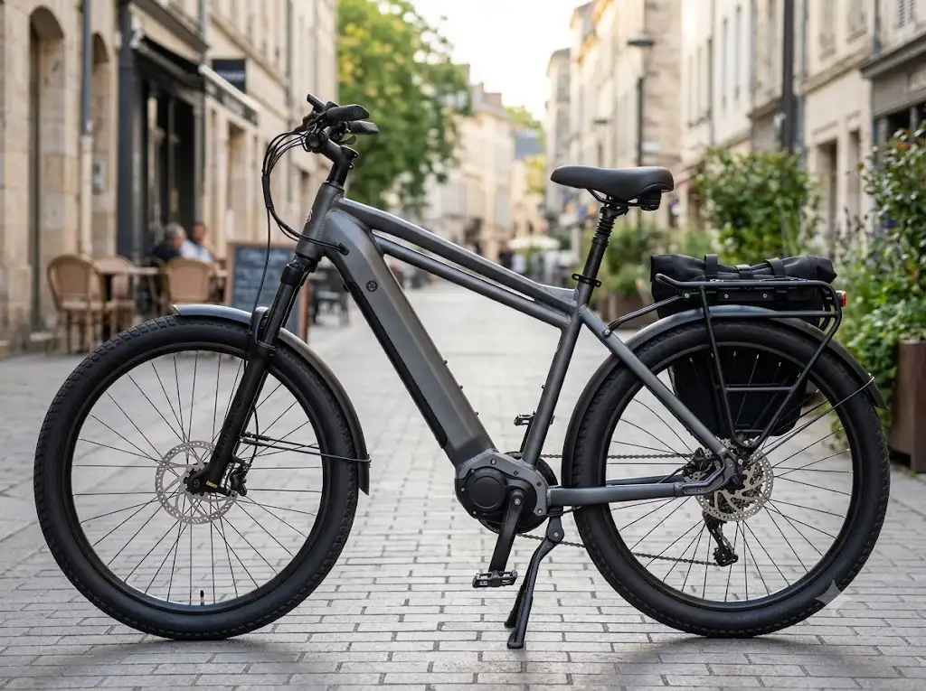 Vélo à assistance électrique grand gabarit à charge maximale élevée avec cadre en aluminium renforcé pour cycliste lourd. (vae grand gabarit charge maximale élevée)